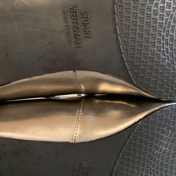 Stuart Weitzman Metallic Flats Size: EU 37.5 - Picture 11 of 12